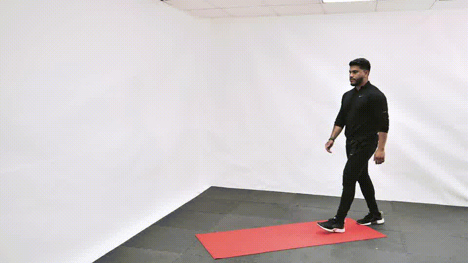 Walking Quad Stretch